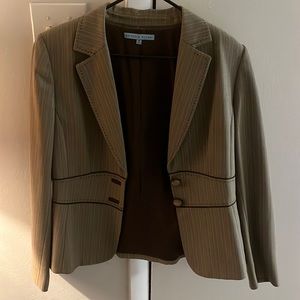 Antonio Melani brown pin stripped blazer Size 10